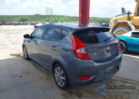 2013 Hyundai Accent Se from USA, damaged, VIN KMHCU5AE8DU137383